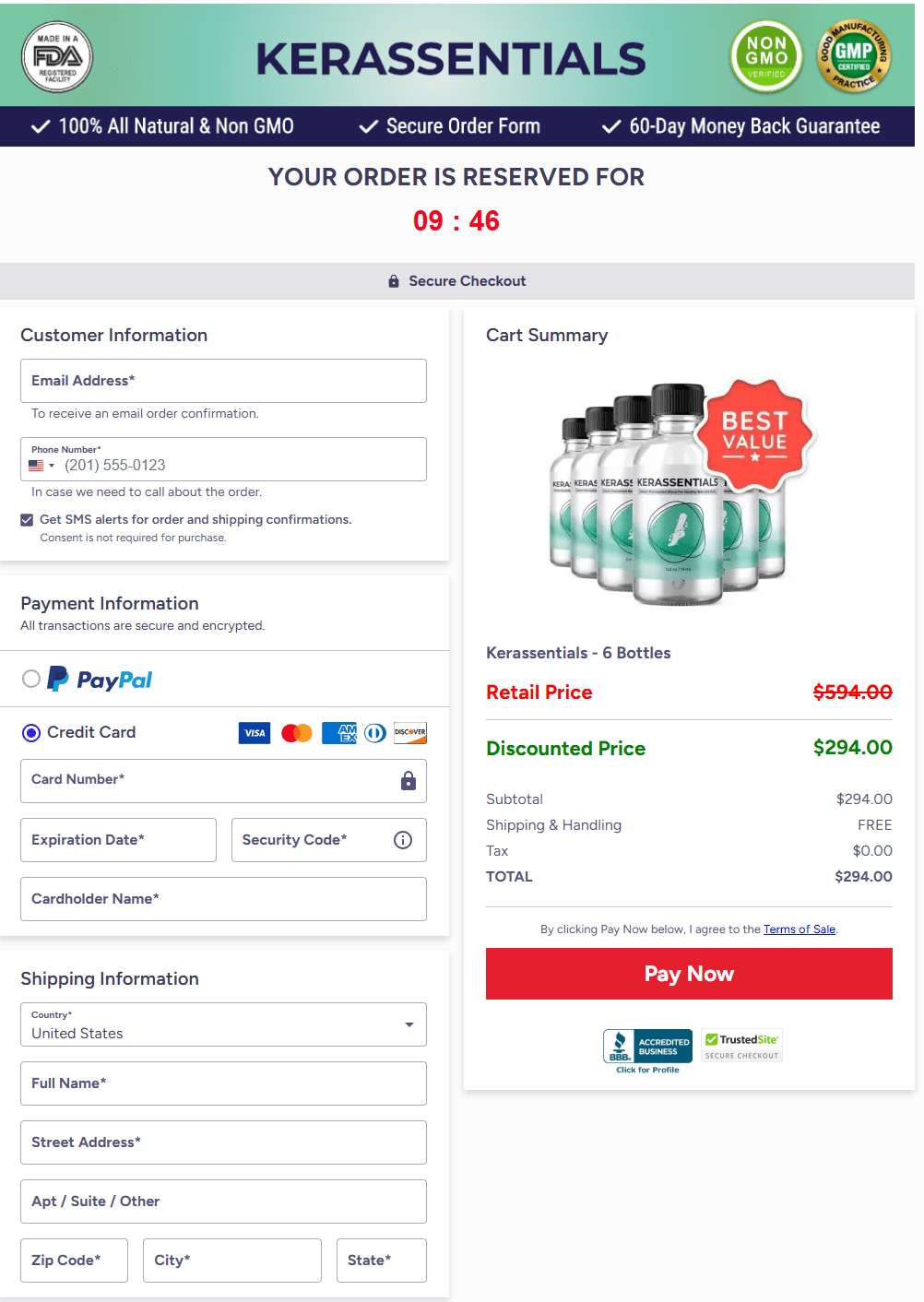 kerassentials-Secure-Checkout